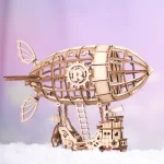 "Дървен 3D пъзел Robotime - Дирижабъл, 176 части"